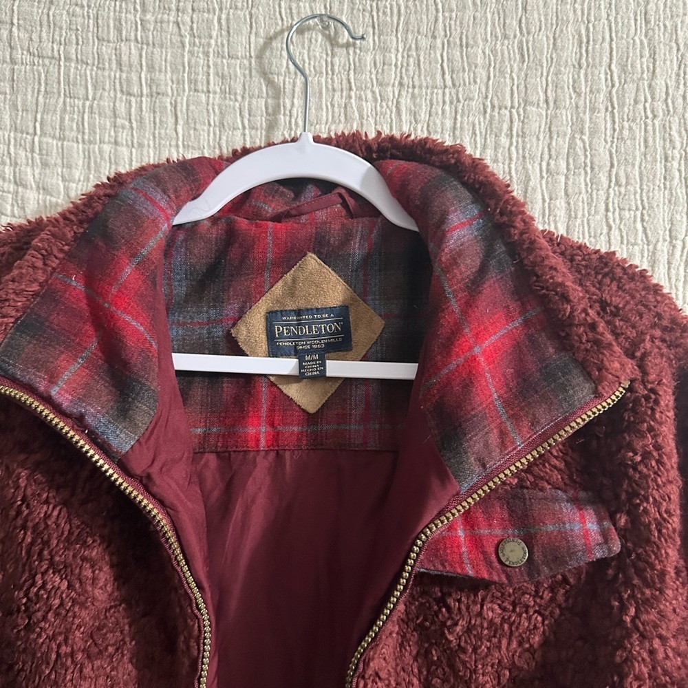 Pendleton Ladies' Fuzzy Zip Jacket - Picture 3 of 5